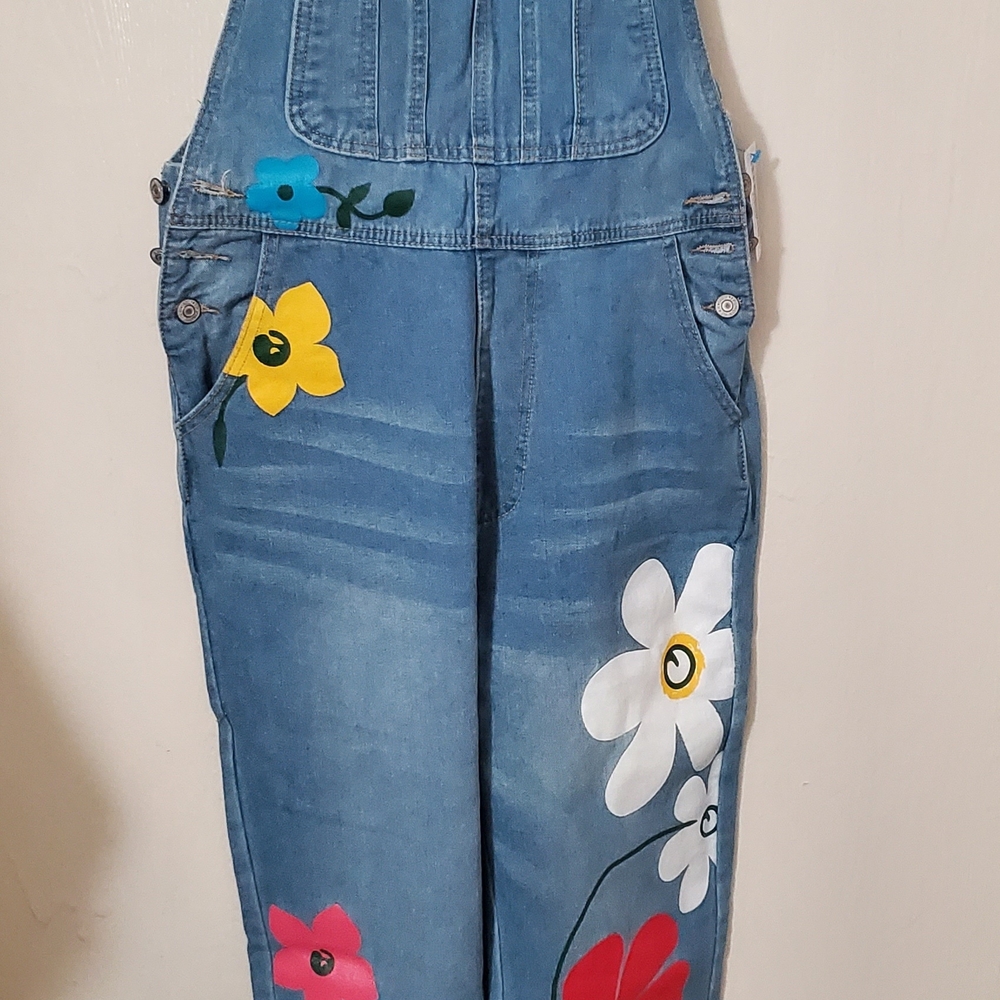 MISSLOOK Blue Floral Jumpsuit